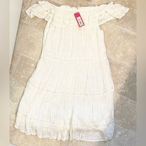 Xhilaration White Strapless Dress